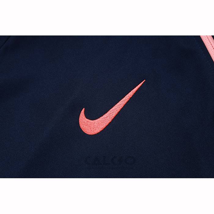 Tuta da Track di Giacca FC Barcellona Bambino 2025-2026 Blu Rosa